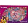 Lip Smacker Disney Princess Blockbuster Set, Set Trucchi per Bambina, con Balsamo Per Labbra, Lucidalabbra, Ombretti e Smalti Per Unghie, Accessori Per Capelli e Trucco