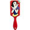 DISNEY - Spazzola Paddle 3D Biancaneve - Districante per Tutti i Tipi di Capelli - Formato Grande con Setole Morbide - Accessorio Ergonomico in Silicone - Prodotto Ufficiale Disney