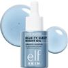 e.l.f. SKIN Youth Boosting Blue-ty Sleep Night Oil, delicato olio notte per il viso, nutre la pelle, formula leggera, prodotto vegano e non testato sugli animali