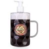 Accentra Dispenser Sapone Liquido a Forma di Boccale di Birra, Sapone Mani "CHEERS" in Stile Birra, 720 ml con Dosatore Schiuma, Profumo Betulla & Cedro, Idea Regalo per Uomini amanti della Birra
