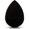 Luvia Cosmetics Spugna Trucco Professionale per Fondotinta, Correttore e Cipria - Ultra Morbida, Vegana e Senza Lattice, Colore Nero, Luvia