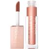 Maybelline New York Lifter Gloss, lucidalabbra rimpolpante e idratante con acido ialuronico, 5, 4 ml, tonalità: 008, pietra