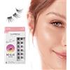 imPRESS KISS imPRESS Ciglia Finte Press-On Bold Volume. Ciglia a Ciuffetti Effetto Extension, Naturali e Senza Colla, Applicazione Facile con Biadesivo Invisibile, Sistema Fai-da-Te
