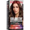 Revlon ColorStay Longwear Cream Hair Color, Colorazione Permanente, Ultra-Nutriente, Senza Siliconi E Oli Minerali, Copertura Capelli Bianchi, Fino A 8 Settimane - 5.3 Castano Medio Dorato, 165ml
