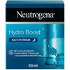 Neutrogena Hydro Boost crema notte rigenerante viso con acido ialuronico puro idratante crema viso per pelle liscia 50 ml