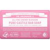 Dr. Bronner's Saponetta Bio in Puro Sapone di Castiglia, Fiori di Ciligio - 140 gr, con Oli Biologici, per Viso, Mani, Corpo e Capelli, Delicata e Idratante, Biodegradabile, Vegana, Cruelty-Free