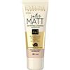 Eveline Cosmetics Fondotinta Satin Matte - Avorio N. 101 - 30ml con Mucina di Lumaca & MOIST & VITAL COMPLEX