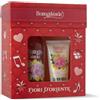Bottega Verde - Cofanetto Regalo Fiori d'Oriente, con Bagnodoccia 400 ml e Crema Mani 75 ml, Profumo Ylang Ylang e Rosa Damascena, Idea Regalo