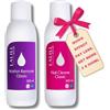 LALILL Set Cleaner 500ml + Acetone 500ml - Trattamento Unghie Professionale - Sgrassatore e Remover per Gel, Smalti, Semipermanente, Acrilico