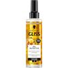 Gliss Schwarzkopf Gliss Oil Nutritive Balsamo Spray Express Nutriente 200ml, Leave in conditioner spray con Omega 9 e Olio di Marula, Balsamo senza risciacquo e termoprotettore per capelli danneggiati