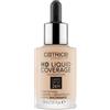 Catrice Cosmetics CATRICE HD Liquid Coverage Foundation 010 Light Beige - Alta coprenza senza effetto maschera - Texture liquida ultra leggera - Finish vellutato e opaco - Make-up vegano - 30 ml