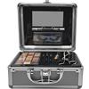 bonvoyage, Set di Trucchi per Occhi, con Ciglia Finte, Palette Ombretti da 18 Colori, Eyeliner, Piegaciglia e Pennelli Make Up, Kit Portatile e Leggero, All About My Eyes