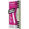 NYX Professional Makeup Stencil Per Sopracciglia Sottili e Definite, Per un Effetto Su Misura, Set da 4: Arrotondate, Dritte, Arcuate e Super Lunghe, Zero to Brow