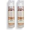 Makeup Revolution, IRL Filter Longwear Foundation, Medium to Full Coverage, F10.5, 23ml (Confezione da 2)