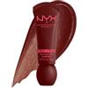 NYX Professional Makeup Balsamo Labbra Profumato, Labbra Morbide e Idratate, Effetto Soft Matte, Con Polvere di Riso di Mochi e Ceramidi, Smushy Matte, Tonalità: Smudge Fudge, 8 ml