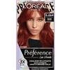 L'Oreal Paris L'ORÉAL PARIS - Colorazione permanente per capelli - Lunga durata e luminosa - Copre 100% dei capelli bianchi - Preferenza I Vividi - Tonalità: Rosso ciliegia (5.664)