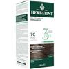 Herbatint Gel Colorante Permanente 3Dosi, 300ml - 7C Biondo Cenere, Senza Ammoniaca, per Pelli Sensibili, 100% Copertura Capelli Bianchi, con 8 Estratti Naturali Bio