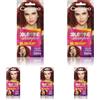 Delia Cosmetics Cameleo - Shampoo colorante - Wild Plum - Aggiornamento rapido e semplice del colore Colore in colore - senza ammoniaca e ossidante - Shampoo in sacchetto - 40 ml (Confezione da 5)