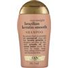 OGX Ever Straightening + Brazilian Keratin Smooth Shampoo da viaggio con Cheratina per capelli lisciante e Olio di Cocco e Avocado, Shampoo capelli ricci in pratico formato travel size da 88.7 ml