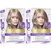 L'Oreal Paris Excellence Cool Crema 8.11 Biondo chiaro ultra fresco (Confezione da 2)