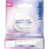 Labello Glowy Lips 10 ml, Burrocacao labbra ultra idratante 24h dal finish luminoso, Lip gloss lucidalabbra con Acido Ialuronico + Vitamina E + Glicerina ed estratto di Magnolia, Balsamo labbra secche