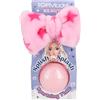 Depesche 13830 TOPModel - Bomba da bagno e fascia per capelli Beauty and Me, in rosa e rosa, fascia in peluche, additivo da bagno con effetto shimmer