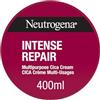 Neutrogena Riparazione intensa CICA Crema multiuso (flacone pompa da 400 ml) - Mani, viso, piedi e corpo - 15% glicerina + Centella Asiatica - Idratazione 72h - Pelle molto secca
