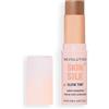 Revolution Beauty London Revolution Skin Silk Glow Tint Stick Fondotinta Leggero - Pelle Luminosa, Nasconde le Imperfezioni e Leviga le Linee Sottili, Tonalità Tan Cool, 8g