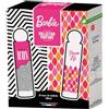 Christine Arbel Barbie - Cofanetto profumo Eau de Toilette collezione scoperta per donna, 2 vaporizzatori 50 ml, prodotto in Francia profumi floreali, frotte e floreali, ambra - edizione 65° compleanno Barbie -