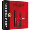 L'Oreal Paris L'Oréal Paris - Cofanetto regalo - Mascara Telescopic Lift Nero, Eyeliner Felt Tip, Rossetto Infaillible Matte Resistance Rosso - Dimensioni reali