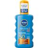 Beiersdorf NIVEA SUN Protezione e abbronzatura solare SPF 50, crema solare impermeabile con estratto di pro melanina per un'abbronzatura uniforme, protezione solare immediata dai raggi UVA/UVB (200 ml)
