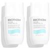 BIOTHERM, Deo Pure Invisible Roll-On, Deodorante Roll-On Antitraspirante, Efficace fino a 48H, Anti Macchie Bianche e Gialle sui Vestiti, 75ml (Confezione da 2)