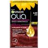 Garnier Olia Bold Tinta Capelli, Colorazione Permanente Senza Ammoniaca, Copre il 100% dei Capelli Bianchi, Con Oli di Fiore di Origine Naturale, Formula Vegana, Rosso Intenso