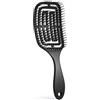 Brencco Spazzola Districante per Capelli, Styling Ventilata Curva Professionale, Scioglinodi per Donna e Uomo, Ergonomica e Delicata