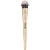 Beter - Pennello da fondotinta Kabuki, piatto, in pelo sintetico, cruelty free, Natural Fiber, manico in fibra naturale di grano, ideale per il vostro astuccio di pennelli da trucco
