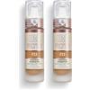 Revolution Beauty London Makeup Revolution, IRL Filter Longwear Foundation, Medium to Full Coverage, F13, 23ml (Confezione da 2)