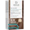 BIOCLIN Bio-Colorist Colorazione Permanente Capelli Biondo Scuro Dorato Rame 6.34 - Senza Ammoniaca - Con Olio di Argan - Copertura Capelli Bianchi - Colore Naturale e Brillante