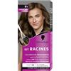 Schwarzkopf - Kit radici, colorazione permanente, arricchito con olio nutriente, copertura per capelli bianchi, ritocco tra 2 colorazioni, castano chiaro a castano R1