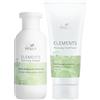 Wella Professionals Elements Shampoo detergente professionale 250ml e Conditioner districante 200ml