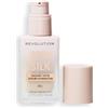 Revolution Beauty London Makeup Revolution, Skin Silk Serum Foundation, Light to Medium Coverage, Contains Hyaluronic Acid, F1, 23ml