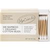 UpCircle Cotton fioc di bambù - 200 pezzi - biodegradabili, sostenibili, senza plastica, completamente riciclabili - un punto fermo per qualsiasi bagno