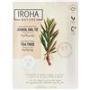 Iroha Nature - Maschera viso PURIFICANTE con Tea Tree e Acido Ialuronico. Riduce le imperfezioni, migliora l'aspetto della pelle