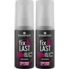 Essence Cosmetics Fix e Last 18H Long-Lasting Make-Up Fixing Spray, Opacizzante, Correttore, Risultato Immediato, Opaca, 50 ml (Confezione da 2)