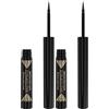 Max Factor Eyeliner Liquido Masterpiece Matte, Formula Vegan, No Transfer e Water Resistant Fino a 12 Ore, Finish Matte, Espresso, 1.7ml (Confezione da 2)