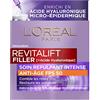 L'Oreal Paris L'Oréal Paris - Trattamento Repellente Intense Anti-Aging FPS 50 - Crema Giorno con Acido Ialuronico con Protezione UV - Rughe & Ridules - Per Tutti i Tipi di Pelle - Revitalift Filler - 50 ml