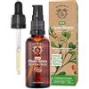 BIONOBLE Olio di Fieno Greco Puro per Seno Bio - Rassoda e Modella Seno e Glutei - Macerato di Semi Senza Odore, 100% Naturale - Olio Fieno Greco Capelli - Bottiglia di Vetro, Pipetta, Pompa - 50ml