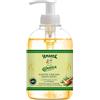 L'AMANDE - Sapone Liquido Mani e Corpo Concentrato, Gel Detergente Nutriente e Delicato con Oli Essenziali Bio dell'Umbria Aromatici e Purificanti - Sapone Mani e Corpo Naturale, Aroma Fiorito, 300 ml
