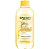 Garnier - Acqua Micellare Tutto in 1 - Arricchito con Vitamina C - Booster di luminosità - Per pelli opache in mancanza di lucentezza - Senza risciacquo - Formula ipoallergenica - 400 ml