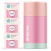Ben & Anna Deodorante refill - 1 contenitore deodorante riutilizzabile + 3 bastoncini di ricarica Love Me da 40 g - senza plastica, senza alluminio e vegano - Profumo fruttato floreale - Naturale e