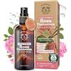 BIONOBLE Acqua di Rose Spray Bio - Tonifica, Calma, Illumina - Idrolato di Rosa 100% Naturale, Senza Alcol - Tonico Acqua alle Rose Viso, Capelli, Contorno Occhi - Bottiglia di Vetro con Spray - 100ml